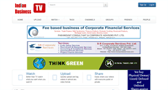 Desktop Screenshot of indianbusinesstv.net